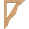 Ekena Millwork Funston Traditional Smooth Bracket w/ Offset Brace, Western Red Cedar, 5 1/2"W x 30"D x 42"H BKT0604X30X42FST01SWR - alternate 3